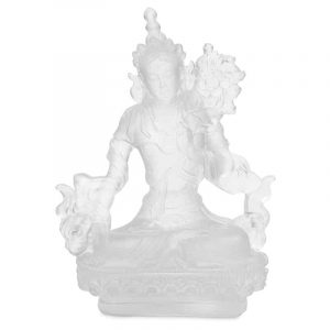 Statuette Tara Blanche (Blanc Transparent)