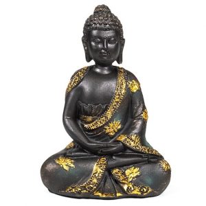 Bouddha de Méditation - Finition Antique (16 cm)