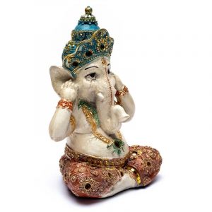 Figurine Ganesha de la Sagesse - Entendre (15 x 10 x 21 cm)