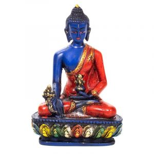 Bouddha Médecine Coloré (14 cm)
