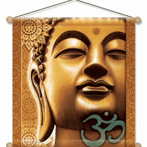 Bannière de Méditation - Bouddha Doré