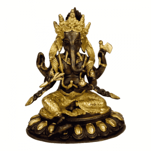 Ganesha en Laiton Bicolore (20 cm)