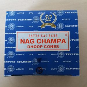 Cônes d'Encens Nag Champa (12 Boîtes)