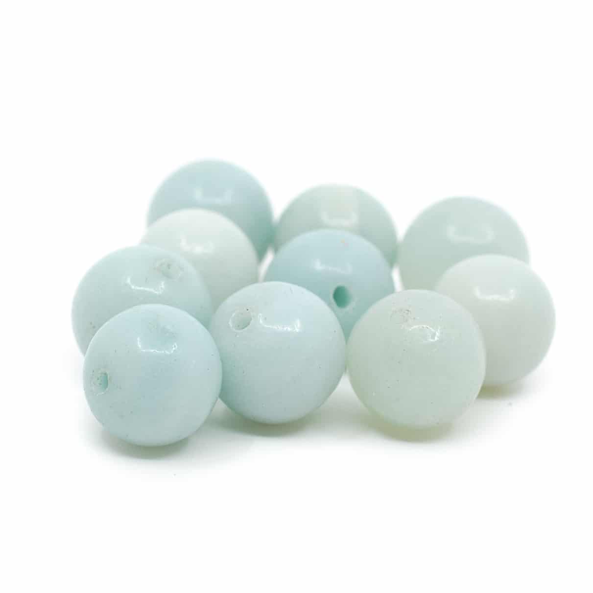 Perles Pierre Précieuse Amazonite - 10 pièces (10 mm)