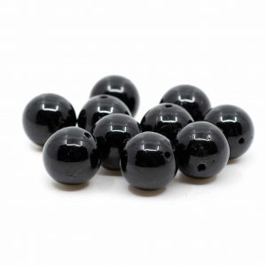 Perles en Pierre Précieuse Obsidienne en Vrac - 10 pièces (10 mm)