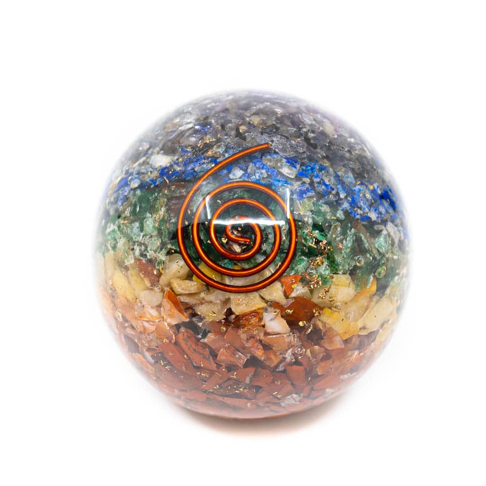 Sphère Orgonite Chakras (60 mm)