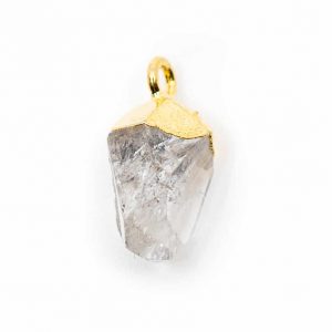 Pendentif Pierre de Naissance Avril Diamant Herkimer (10 mm)