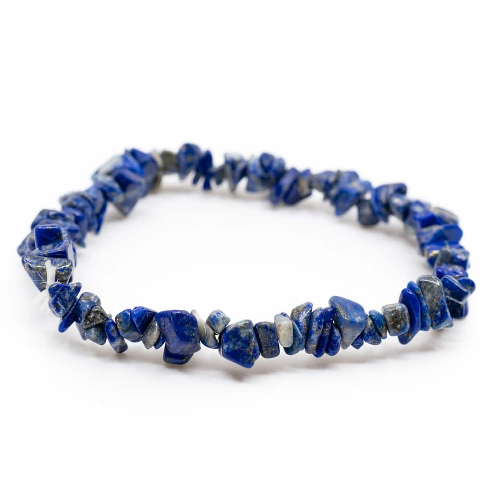 Bracelet Pierre Précieuse Lapiz Lazuli | Galets Concassés