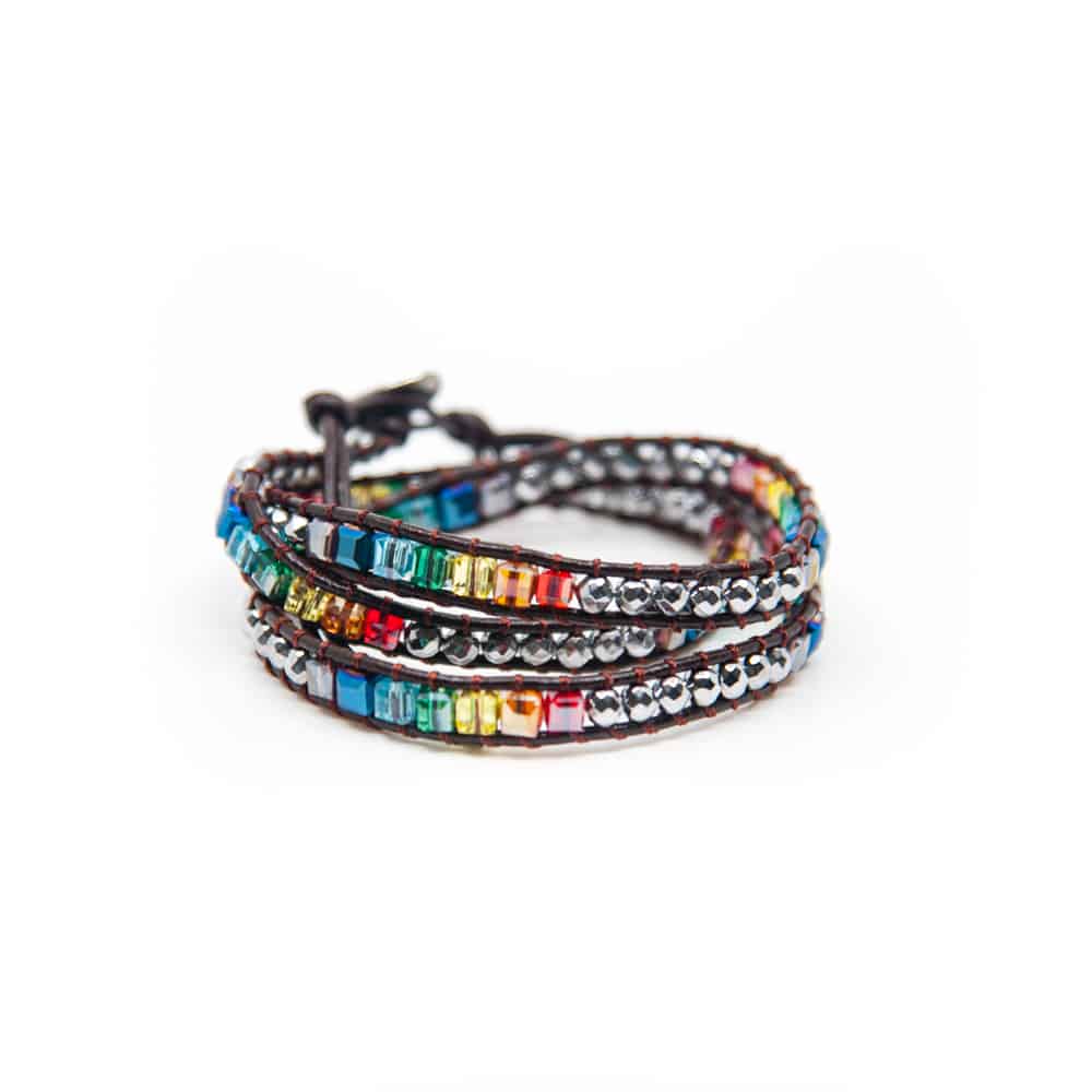 Bracelet Bohème - Couches Superposées - Perles Chakras