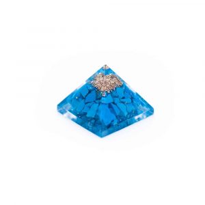 Mini Pyramide Orgonite / Turquoise (25 mm)