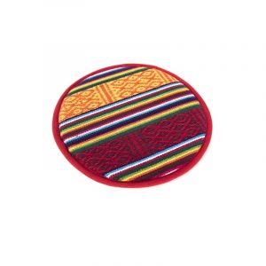 Coussin pour Bol Chantant Rond et Plat - Motif Tribal