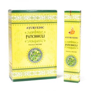 Encens Ayurvédique Masala Patchouli Premium (12 Boîtes)