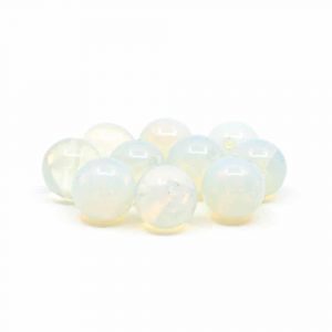 Perles en Pierre Opaline - 10 pièces (12 mm)