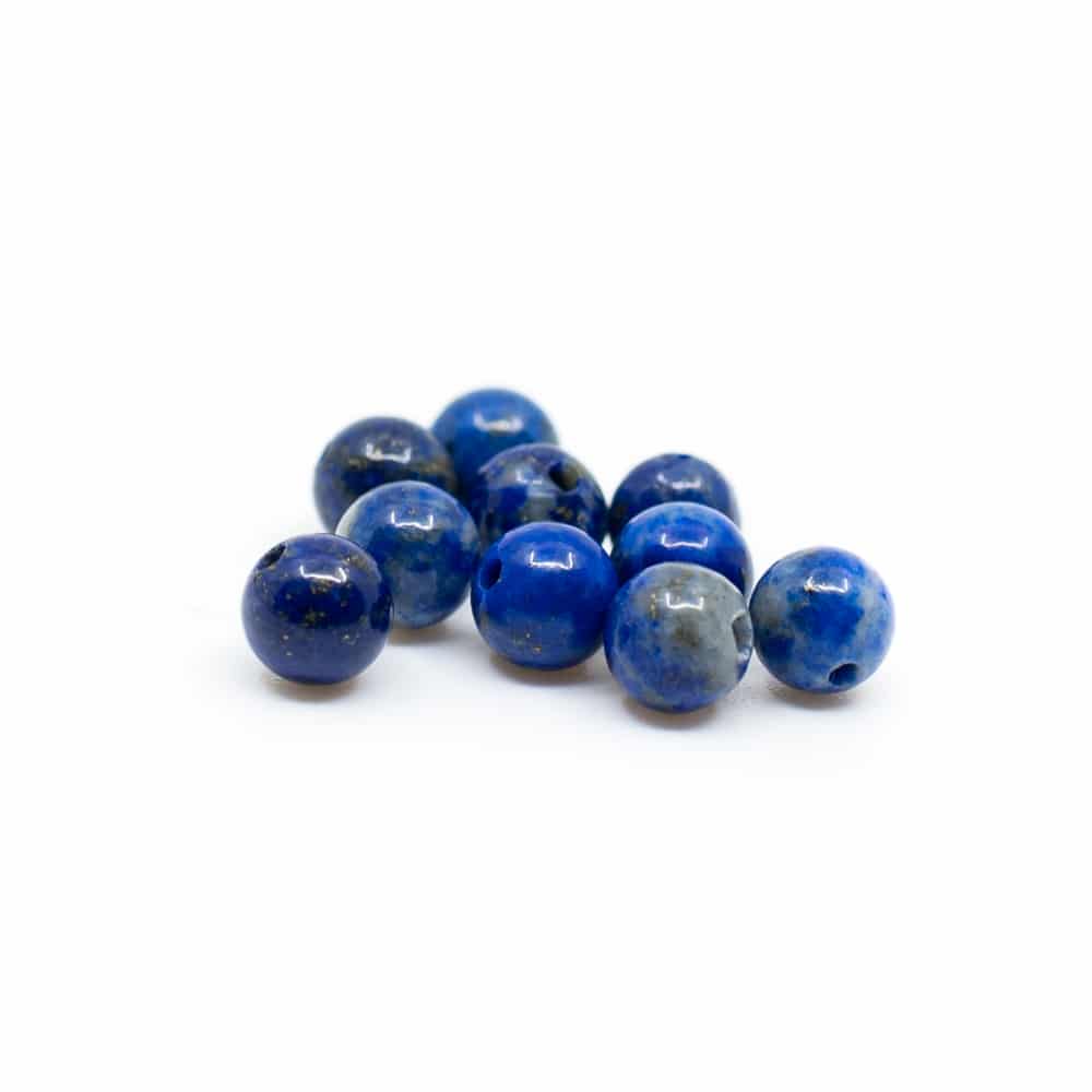 Perles Pierre Précieuse Lapis Lazuli en Vrac - 10 pièces (4 mm)