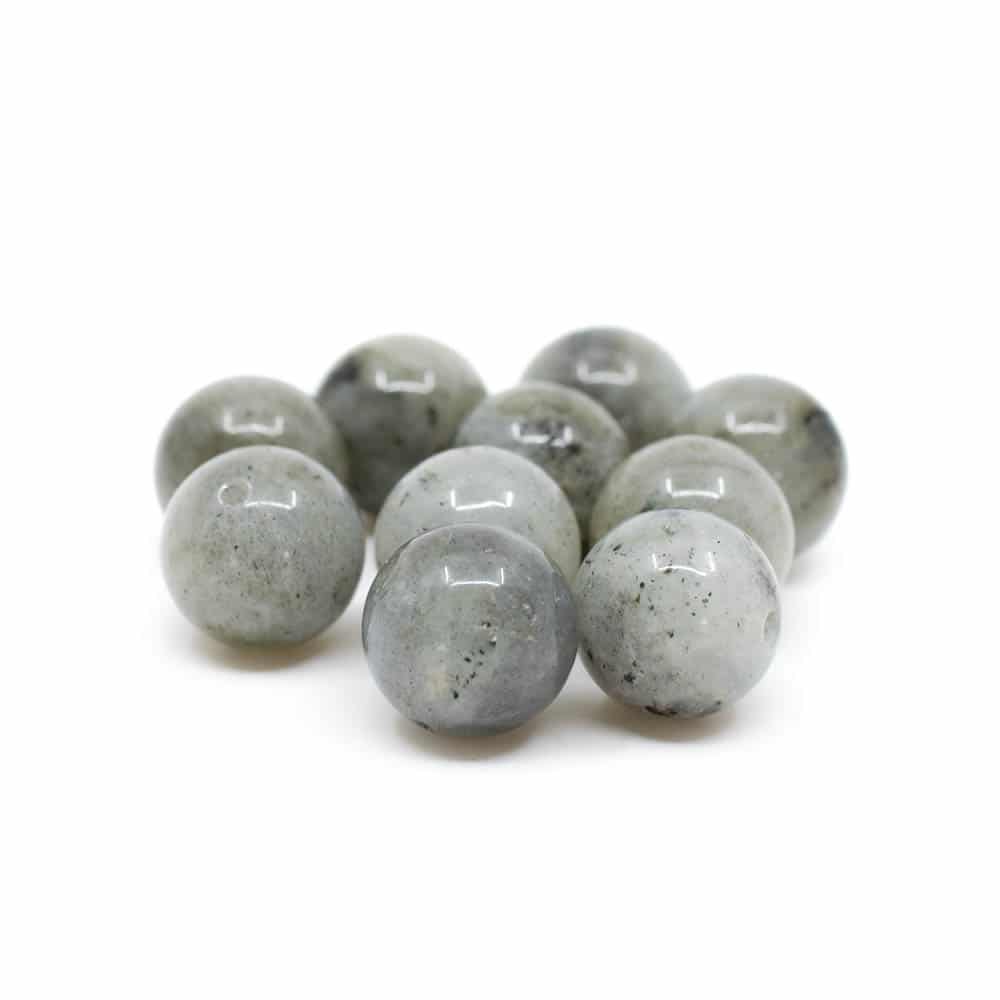 Perles de Pierre Précieuse Spectrolite en vrac - 10 pièces (12 mm)