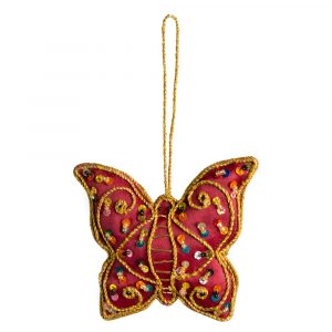 Pendentif Ornement Traditionnel Papillon (15 cm)