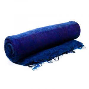 Châle de Méditation Bleu-Violet XL