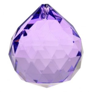 Regenboogkristal Bol Violet AAA Kwaliteit (4 cm)
