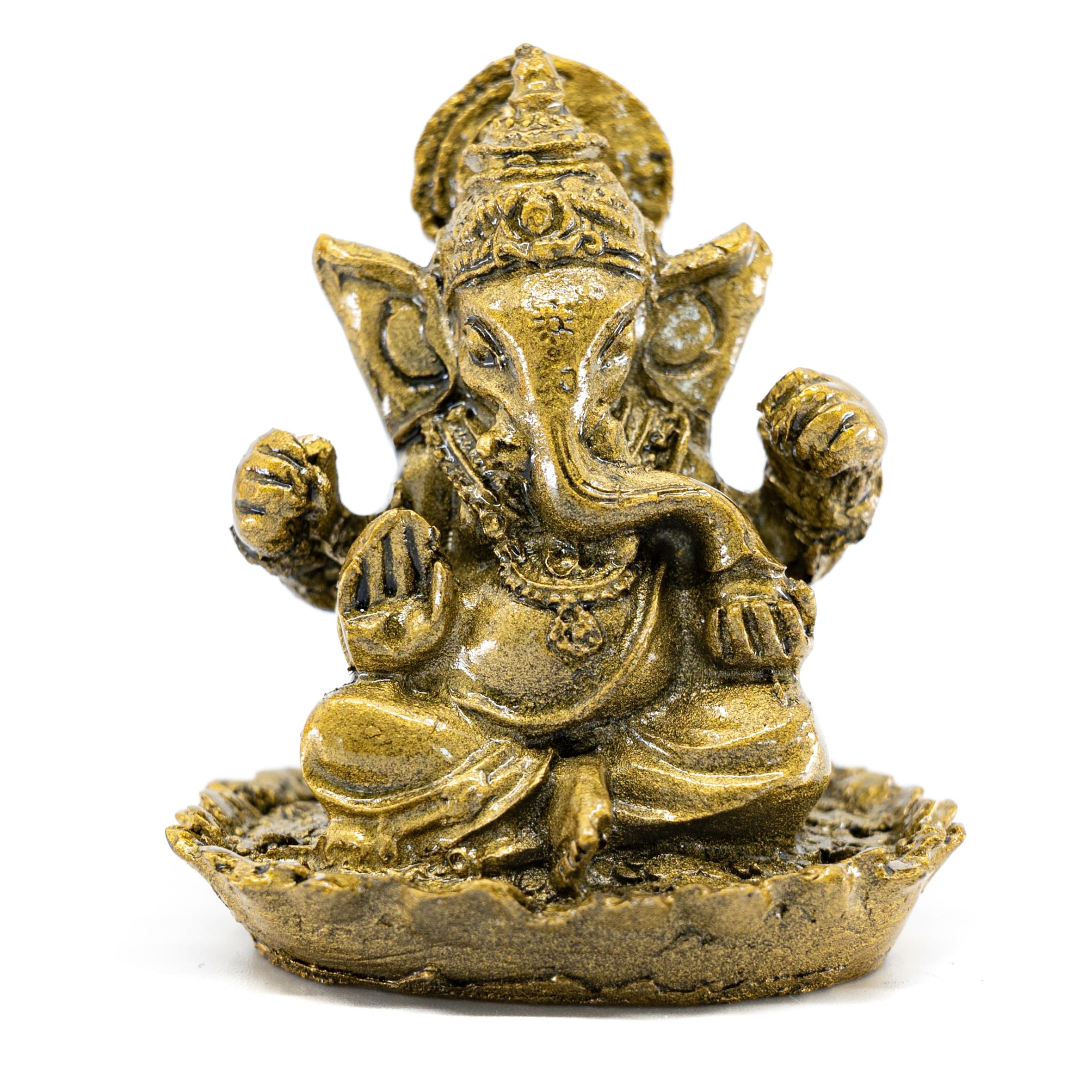 Figurine de Ganesha Couleur Or (6 cm)