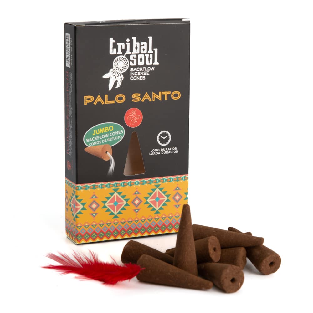 Cônes d'Encens à Refoulement | Tribal Soul | Palo Santo (1 paquet)