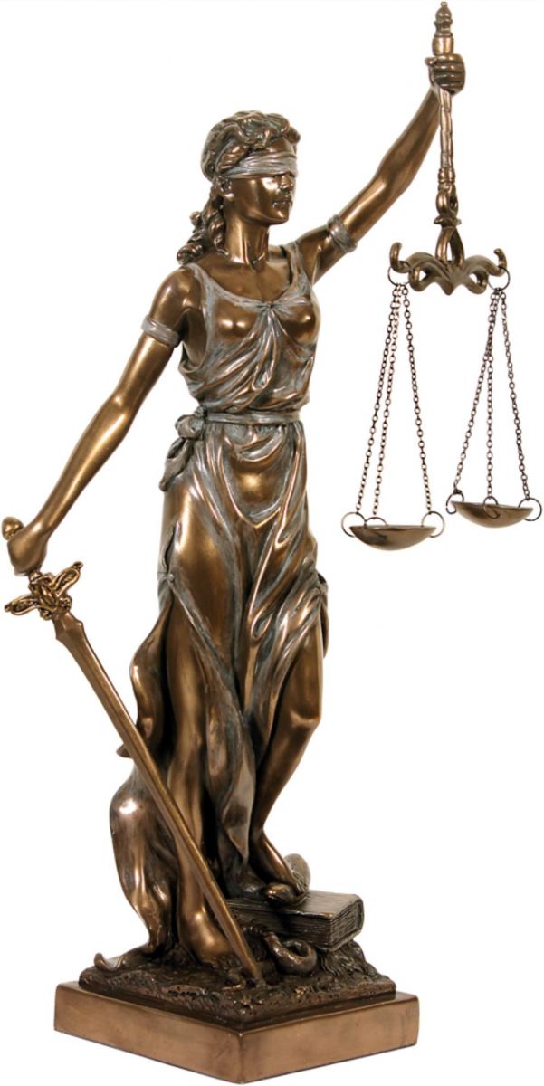 Figurine Déesse de la Justice Couleur Bronze (35 cm)