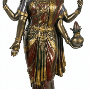 Figurine Hindoue Déesse Laxmi Bronze (50 cm)