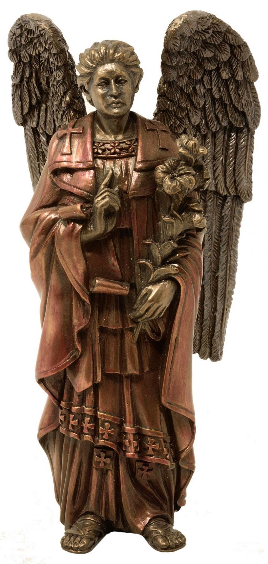 Figurine Ange Gabriel Bronze - 21 cm