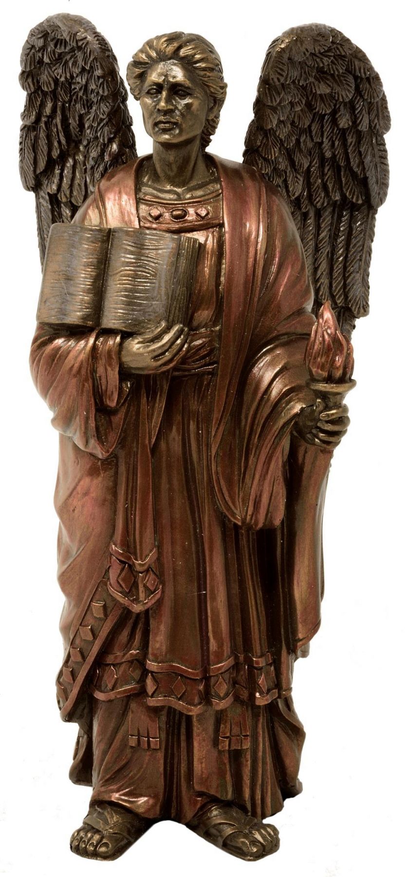 Figurine Ange Uriel Bronze - 21 cm
