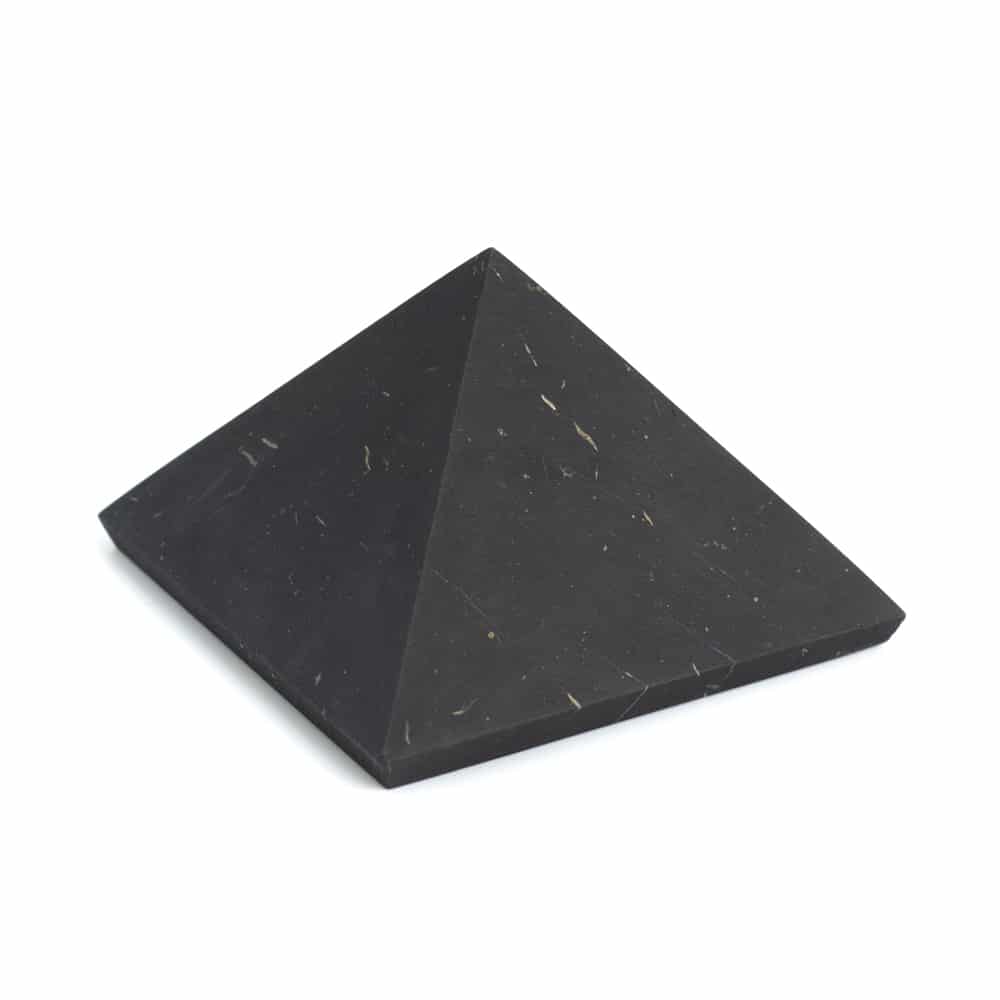 Pyramide de Pierre Précieuse Shungite non polie - 50 mm