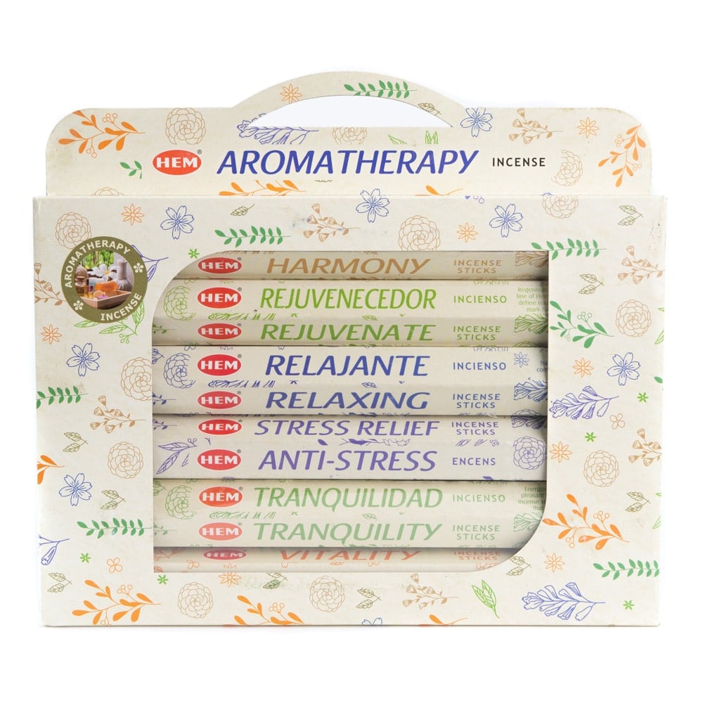 Coffret d'Encens | HEM | Aromathérapie (6 paquets)