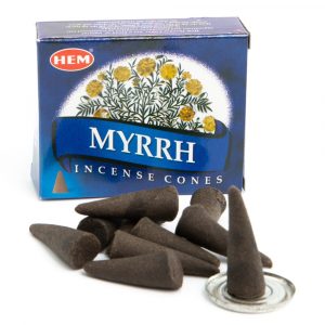 Cônes d'Encens HEM Myrrhe (1 boîte)