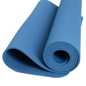 Tapis de Yoga Spiru TPE Bleu Marine - Extra Epais - 6 mm - 183 x 61 cm