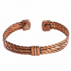 Bracelet Magnétique en Cuivre « Tisserand »
