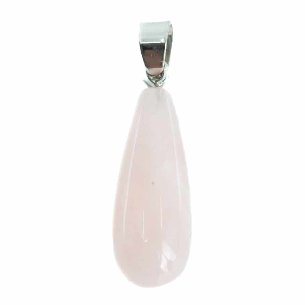 Pendentif Quartz Rose Cône