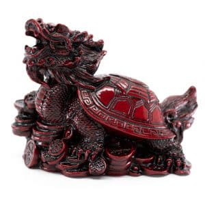 Figurine Feng Shui Tortue Dragon - Richesse (100 mm)
