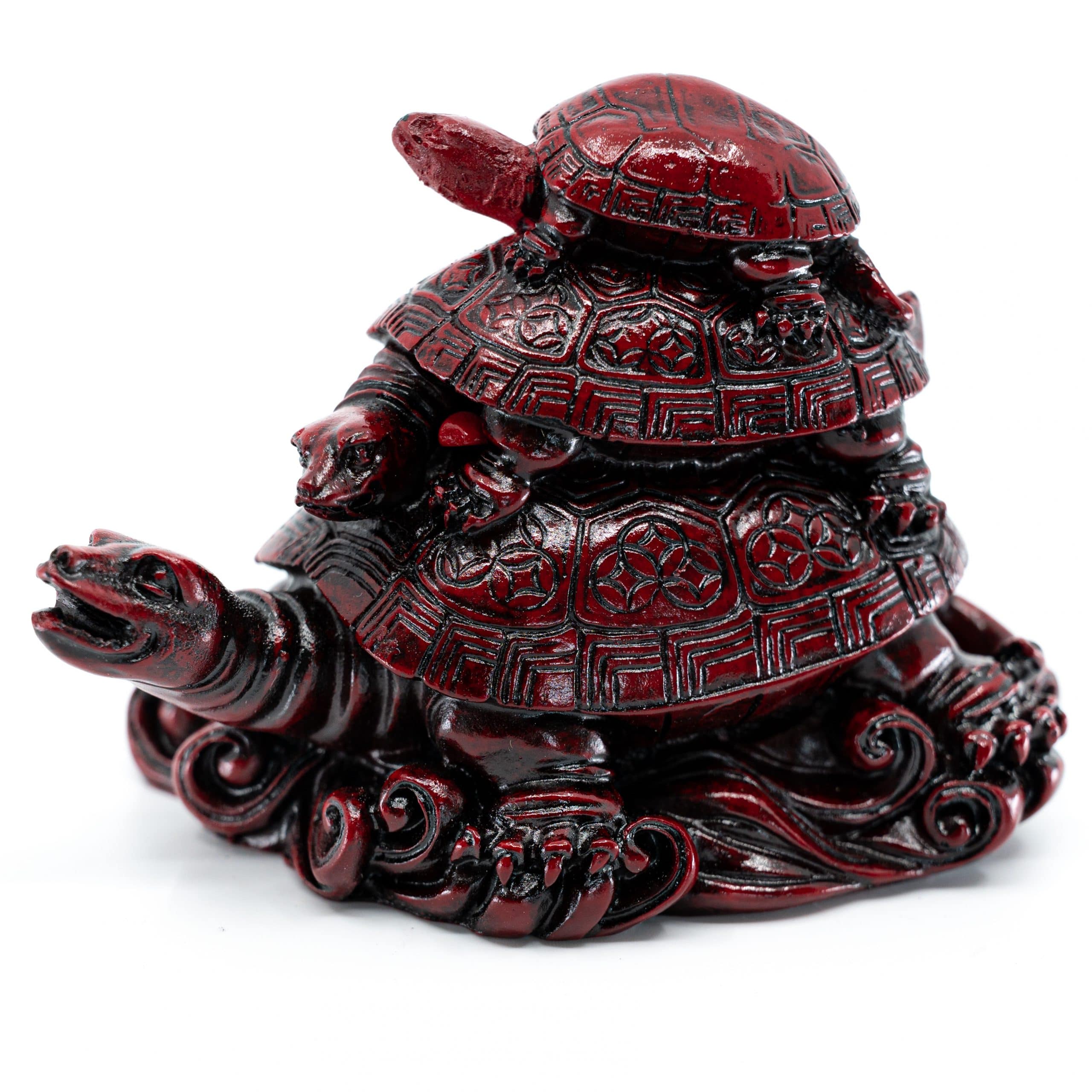 Figurine Feng Shui Tortues - Sagesse (85 mm)