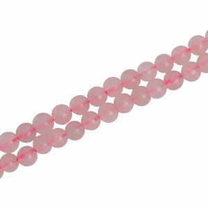 Perles de la Pierre Précieuse Quartz Rose (4 mm)