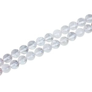 Perles de la Pierre Précieuse Cristal de Roche (10 mm)