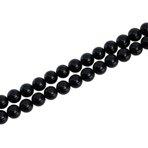 Perles de la Pierre Précieuse Onyx Noir (10 mm)