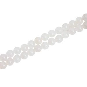 Perles de la Pierre Précieuse Jade Blanc (8 mm)