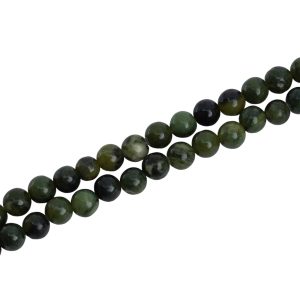 Perles de la Pierre Précieuse Jade Vert (6 mm)