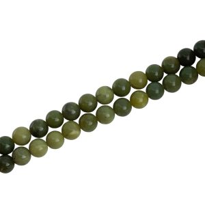 Perles de la Pierre Précieuse Jade Vert (10 mm)