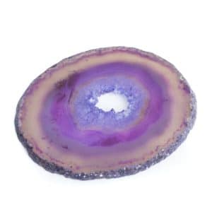 Sous-Verre Agate Violette - Moyenne (6 - 8 cm)