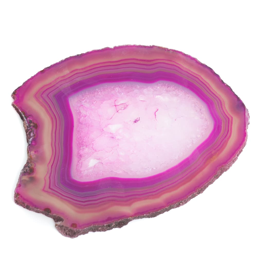 Sous-Verre Agate Rose - Grand Format (9- 12 cm)