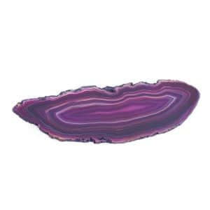 Disque Agate Violette Ovale - Taille Moyenne (6 - 8 cm)
