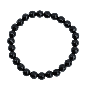 Bracelet Onyx Noir - Extra Large (21 cm)