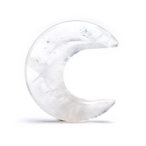 Lune en Cristal de Roche - 4 cm