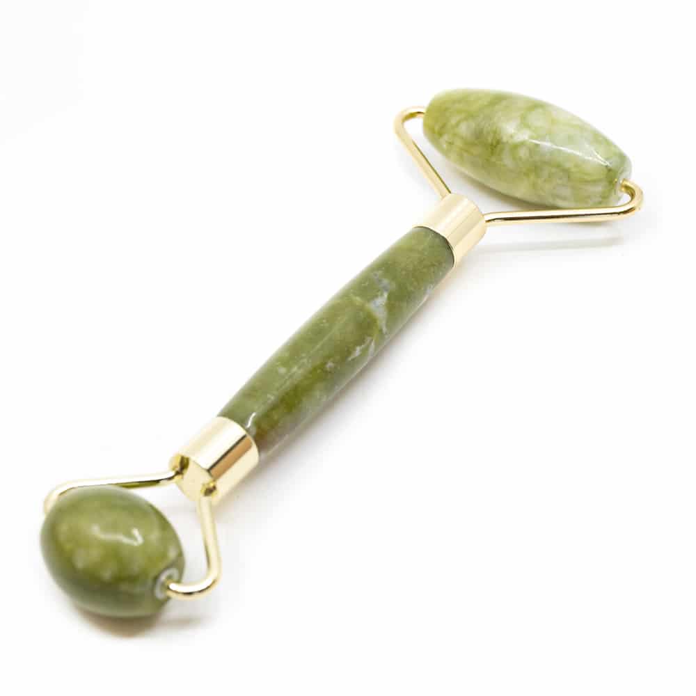 Rouleau de Massage pour le Visage Jade Vert