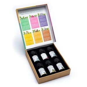 Ensemble d'huiles essentielles Aromafume Sauge Blanche, 6x10 ml, Inde