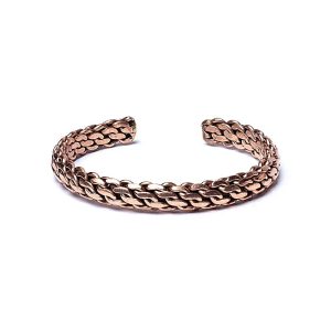 Bracelet à maillons - Cuivre & couleur bronze (6,5 cm)